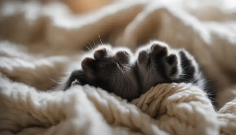 cat kneading