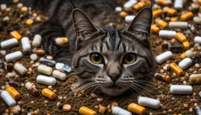 feline vomiting and antibiotics