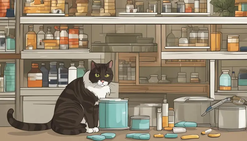 ways to reduce cat vomiting from antibiotics