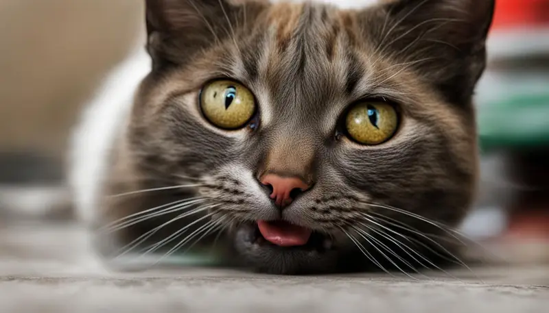 cat throwing up due to medication