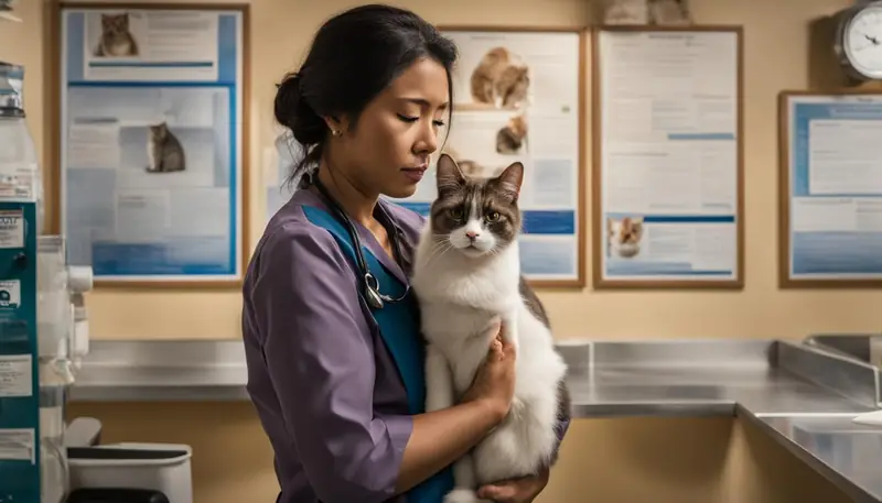 when to seek veterinary care for cat vomiting clear liquid