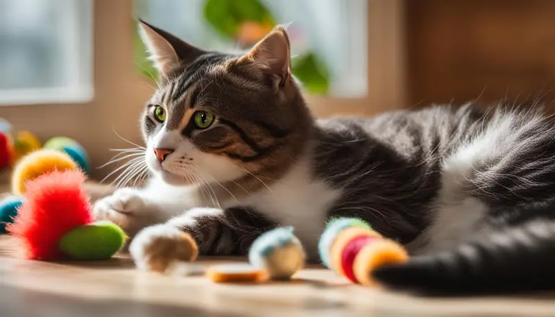 keeping a neutered cat active