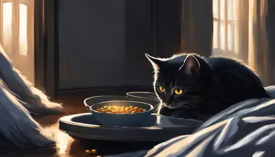 cat waking up in the middle of the night to eat