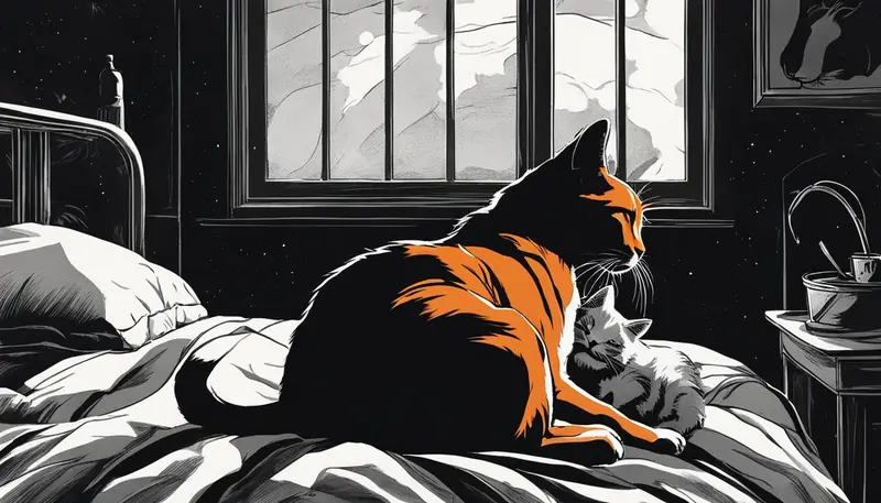 cat keeps waking me up at night