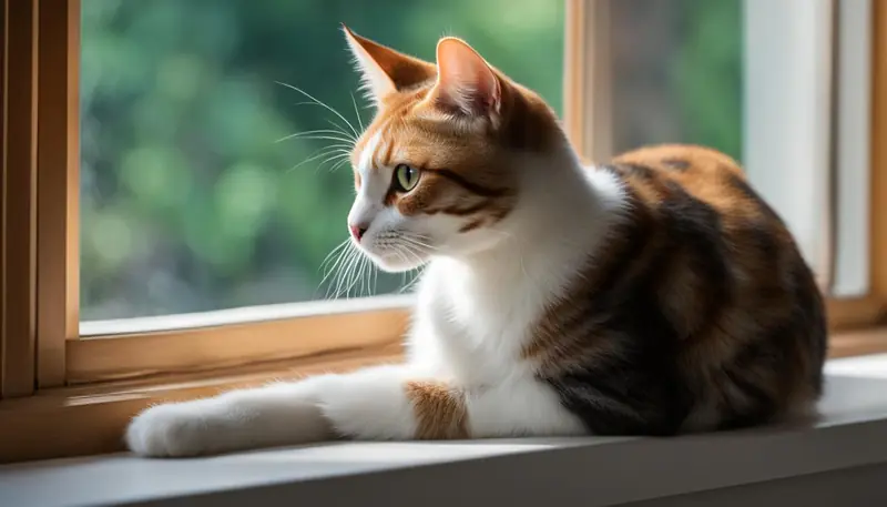 cat with a bandaged leg