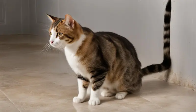 cat spraying
