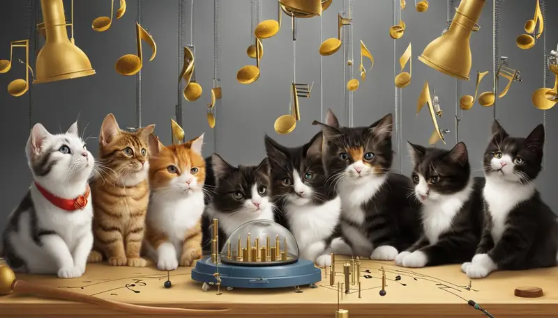 Funny cats humming