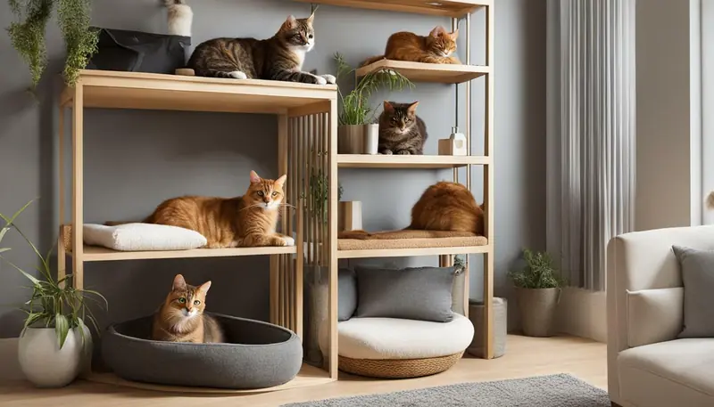separate living areas