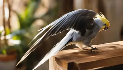 Cockatiel wing clipping