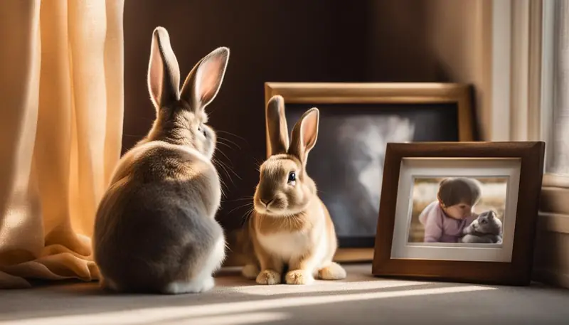 supporting a surviving bunny