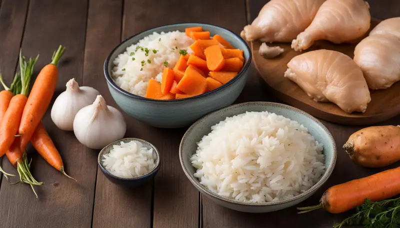 bland diet for diarrhea after spay