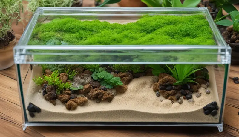 Ants in a DIY ant habitat