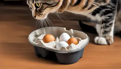 egg carton slow feeder