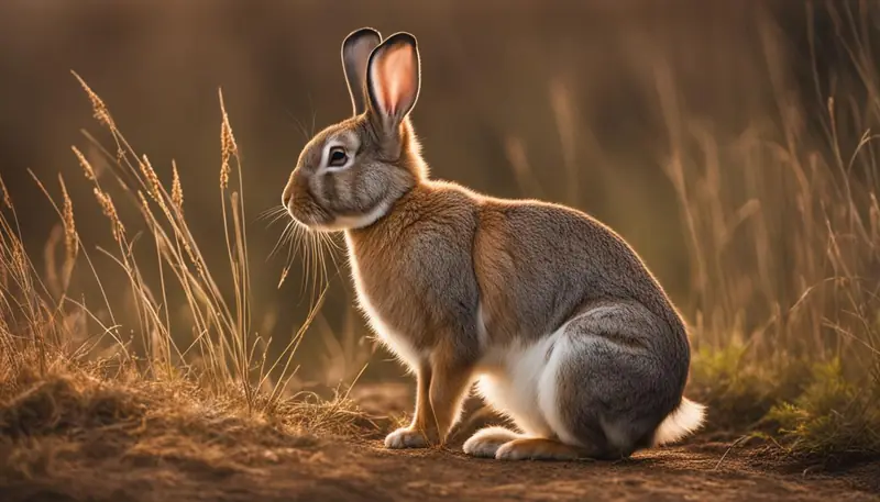 Rabbit grunting and whimpering