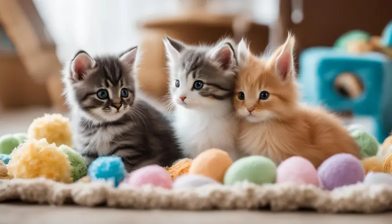 introducing cats and bunnies at a young age