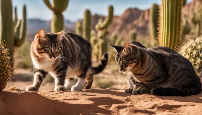 cats and scorpion