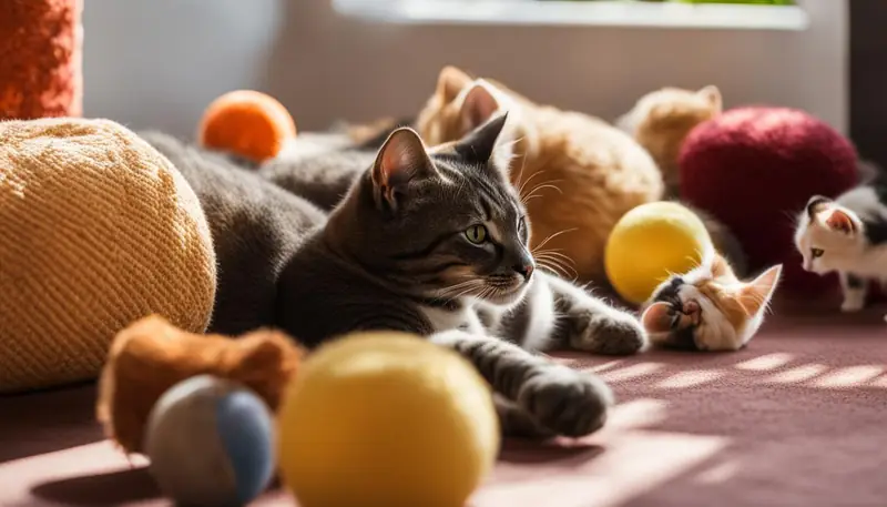 cats playing