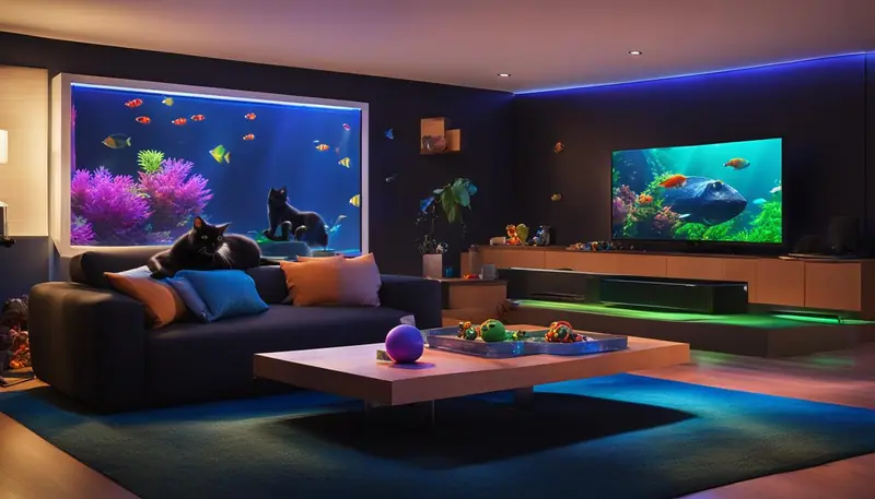 Virtual Entertainment for Cats