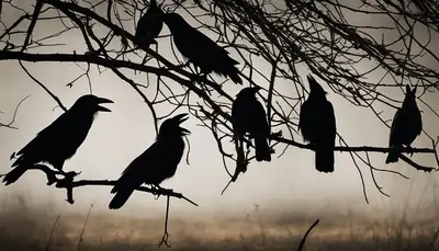 crow feeding behavior