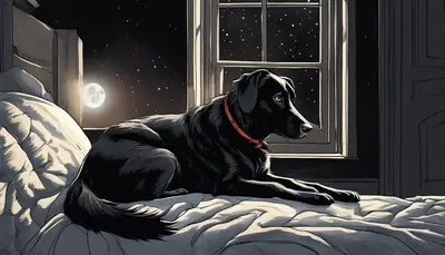 senior dog's nighttime anxiety
