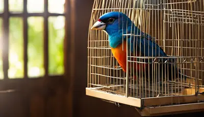 acclimate bird to cage