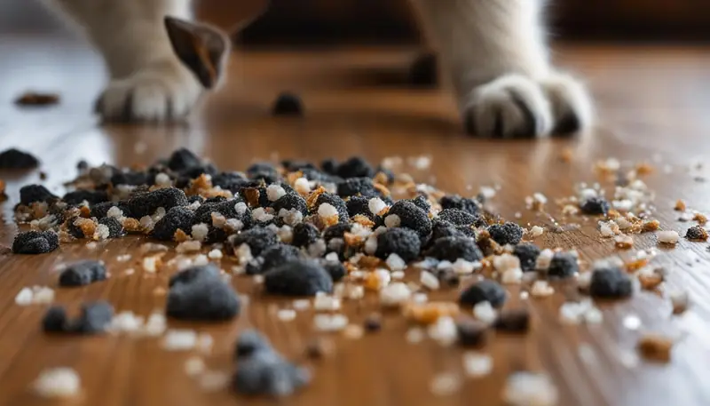 Cat litter tracking