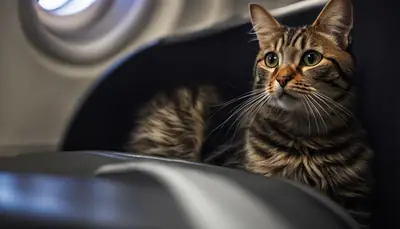 flying with cats in cabin