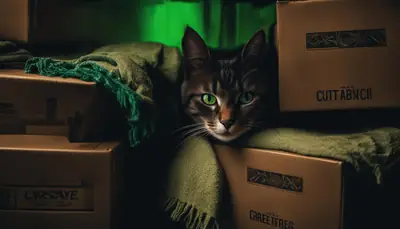 cat hiding spot