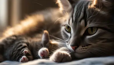 kitten nursing period