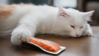 cat eating