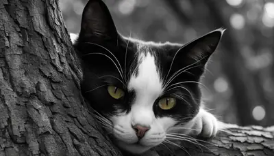 cat marking territory