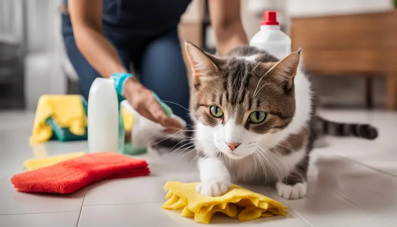 cleaning routine
