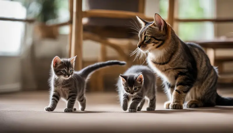 Introducing a kitten to an adult cat