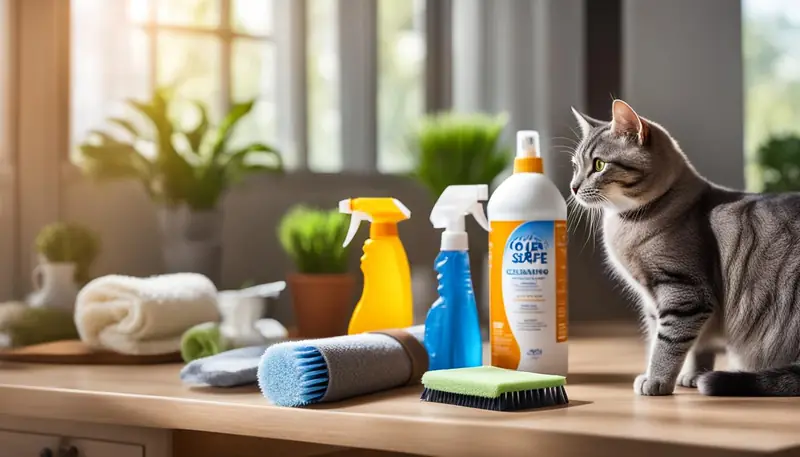 Cat-Friendly Cleaning Supplies