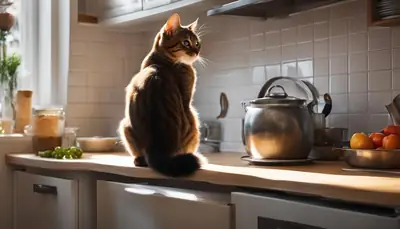 cat seeking attention