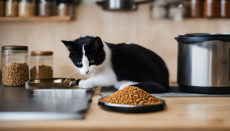controlled feeding for cats