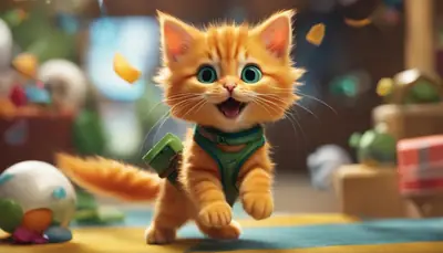 hyperactive kitten