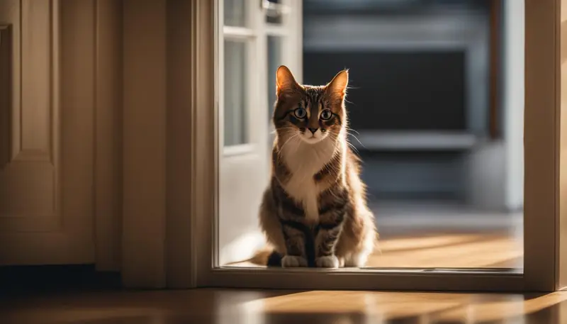 Cat seeking attention