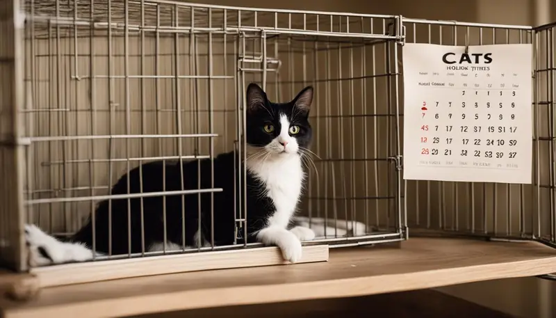 holding period for cats