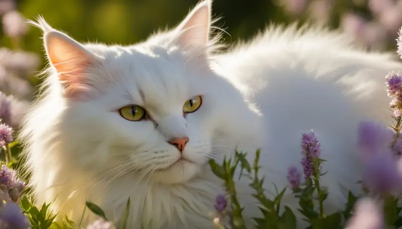 moisturizing cat fur with jojoba oil
