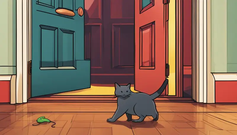 redirect cat's attention