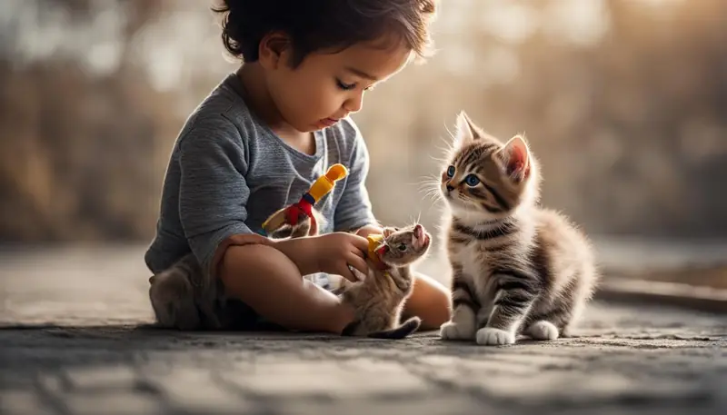 kitten playtime