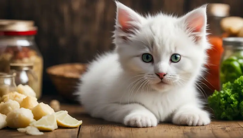 kitten farting