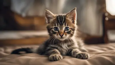 signs of injury after kitten falls off bed