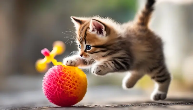 play-induced overstimulation kitten