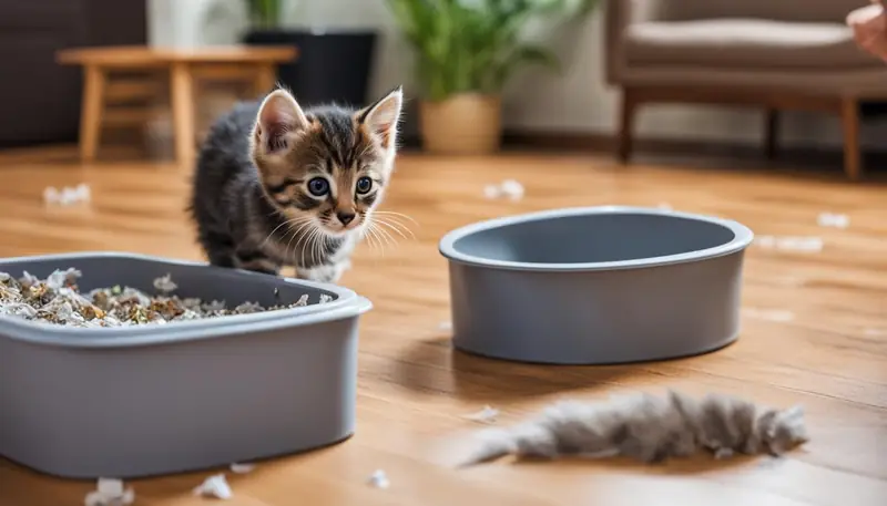 kitten litter box training