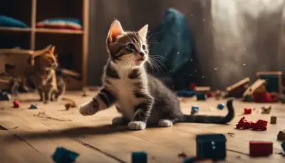 dealing with a biting kitten
