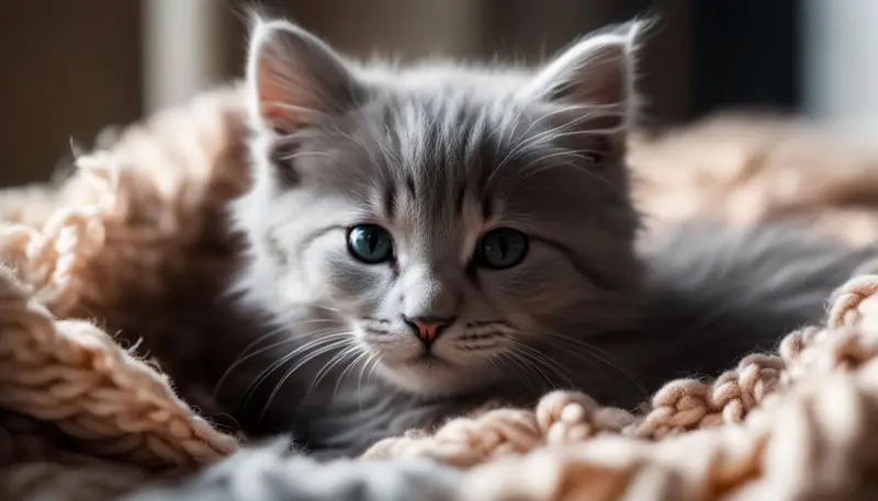 kitten alone