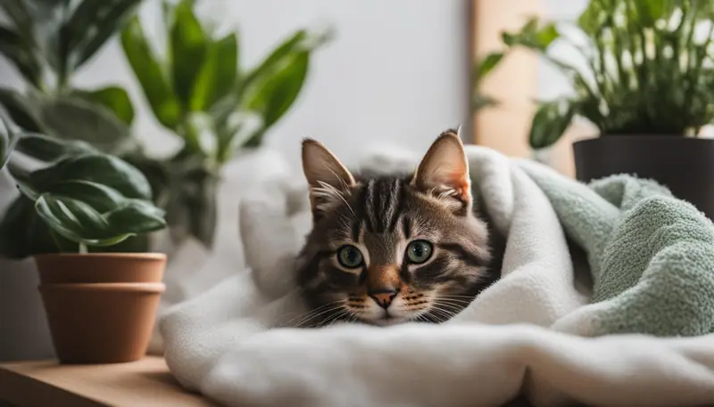 how to keep your kitten calm when alone