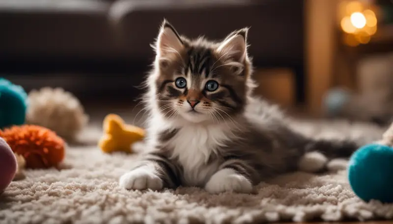 Techniques for calming down an overexcited kitten